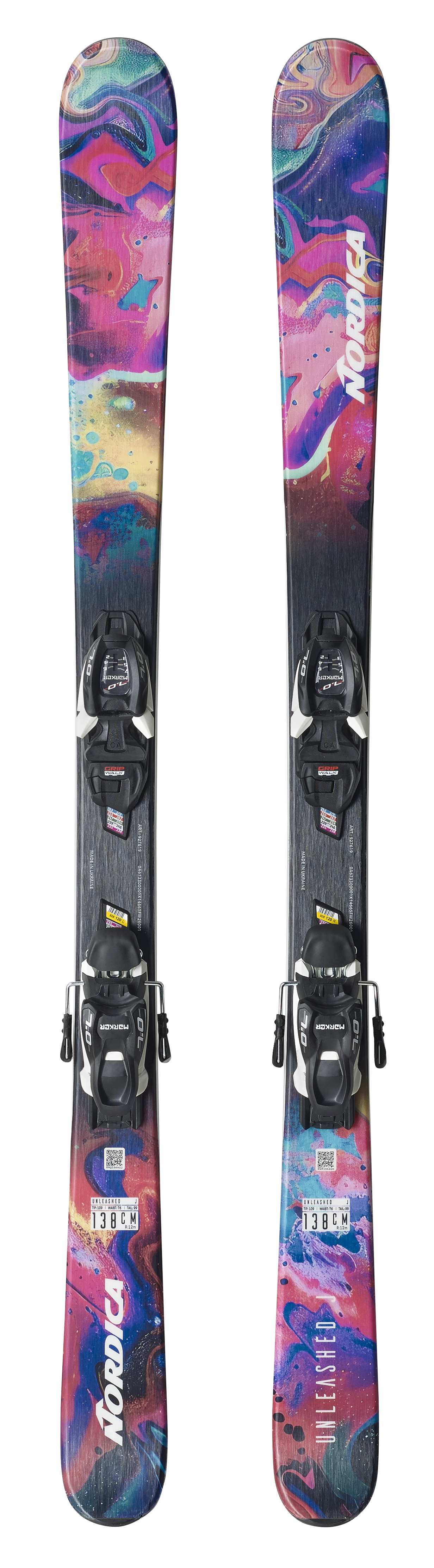 Nordica Unleashed J Jr Skis + J7.0 Bindings 2026/27