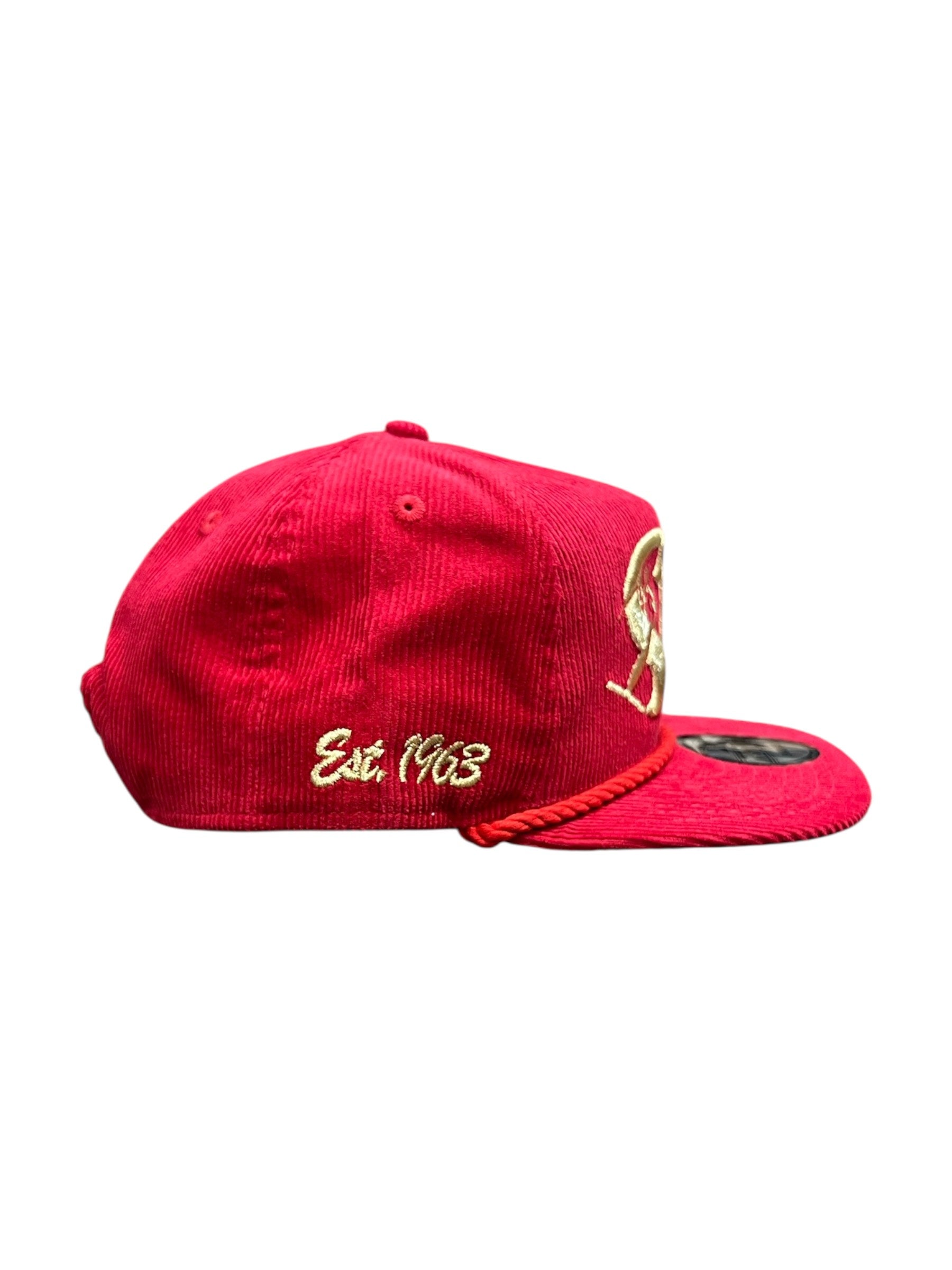 Skiers New Era Corduroy Golfer Hat 1