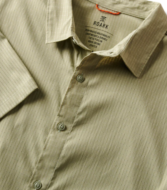 Roark Mens Bless Up Breathable Stretch Shirt