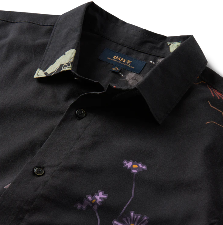 Roark Mens Gonzo Short-Sleeve Button Up Shirt