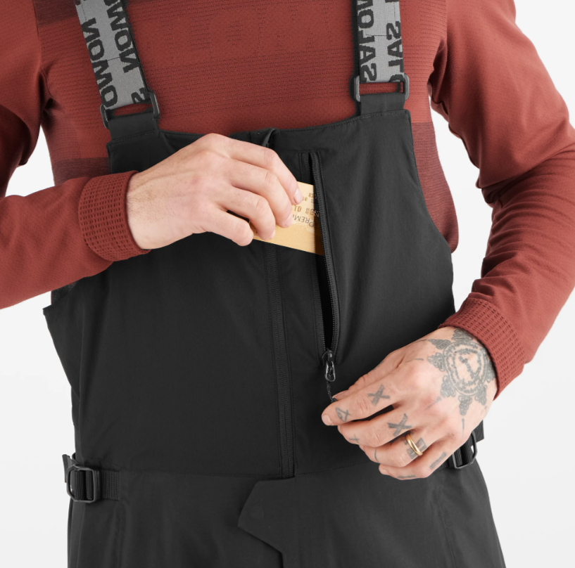 Salomon Mens Absolute 3l Shell Bib Pants