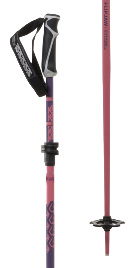 K2 Freeride Flipjaw Adjustable Poles