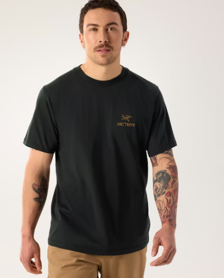 Arc'teryx Mens Kragg SL Cotton Bird Word SS
