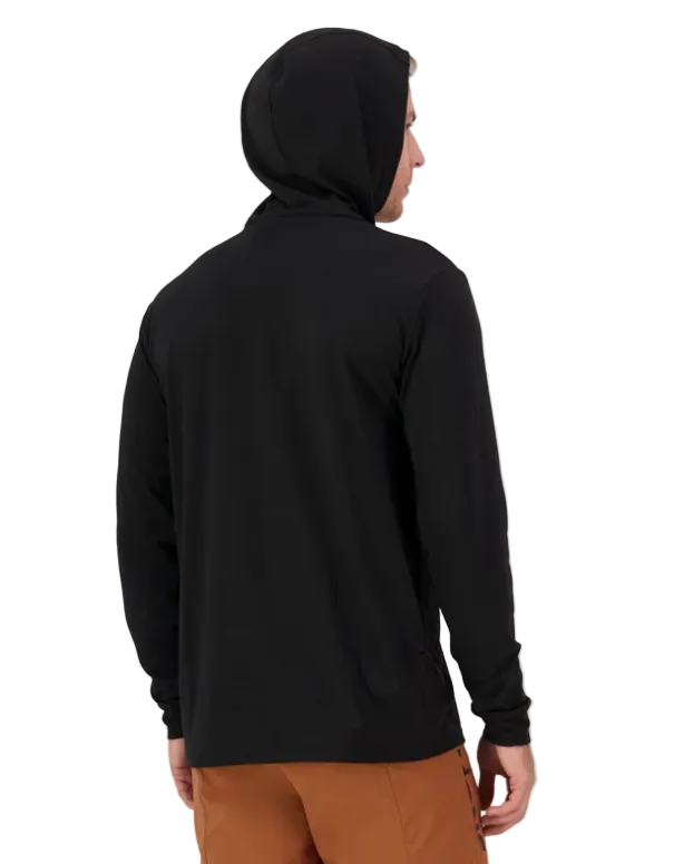 Mons Royale Mens Pivot Merino Long Sleeve Hood