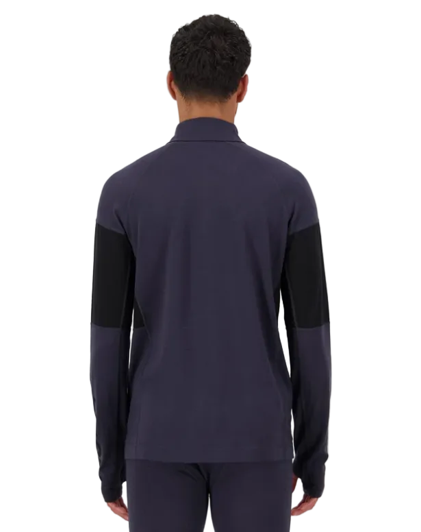 Mons Royale Mens Olympus Half Zip Long Sleeve