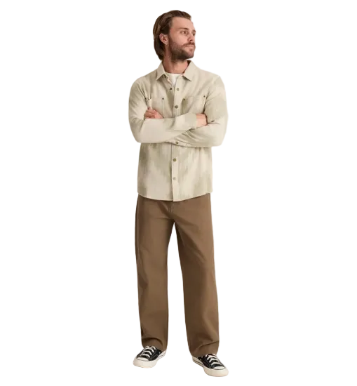 Roark Journey Jacquard Long Sleeve Flannel