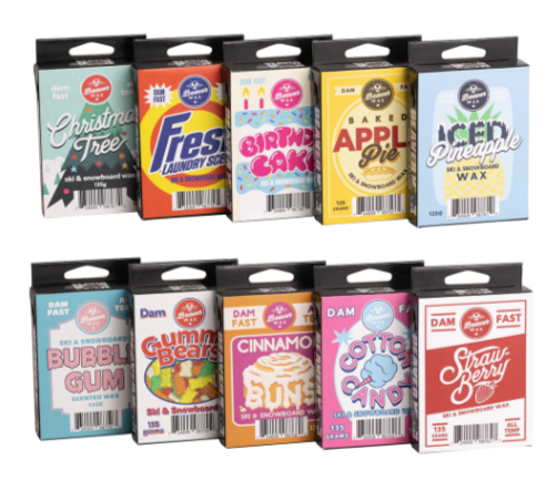 Beaver Wax Ski Snowboard Wax Scented Collection