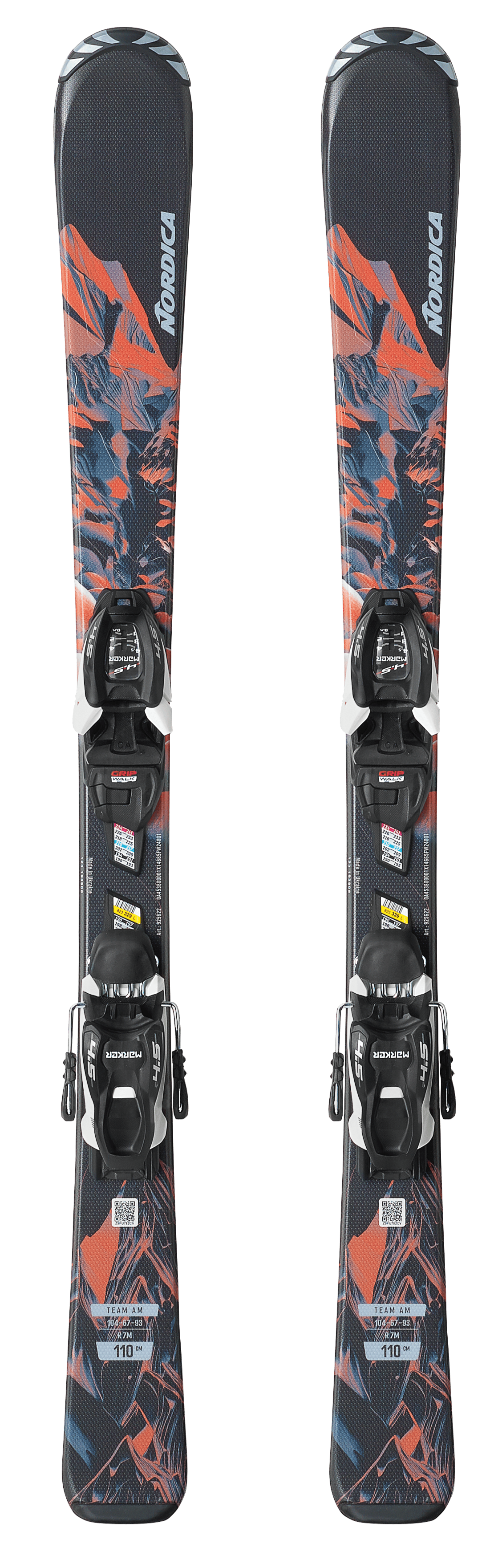 Nordica Team AM Jr. Skis + FDT Bindings 2025/26