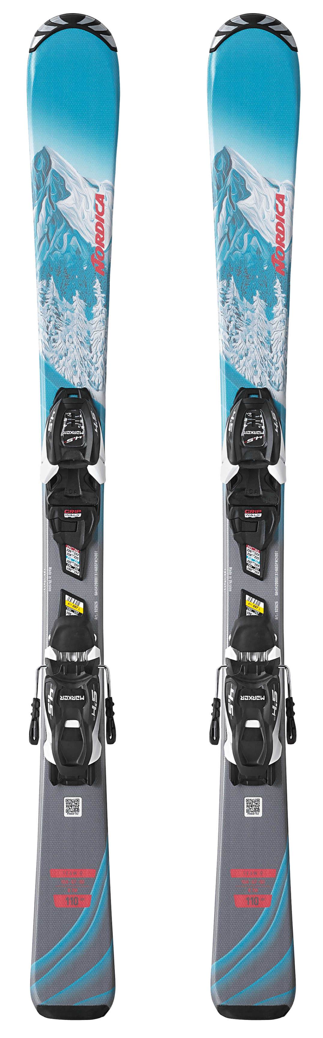 Nordica Team G Jr. Skis + FDT Bindings 2025/26