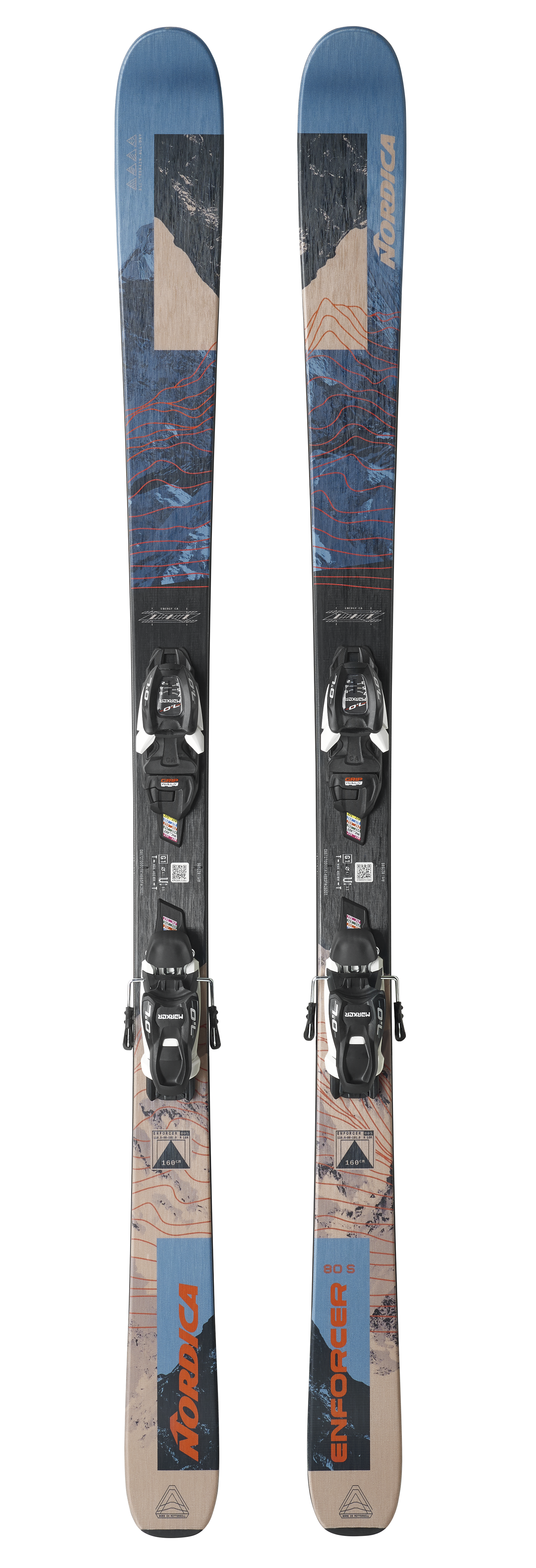 Nordica Enforcer 80 S Skis + J7.0 Bindings 2026/27
