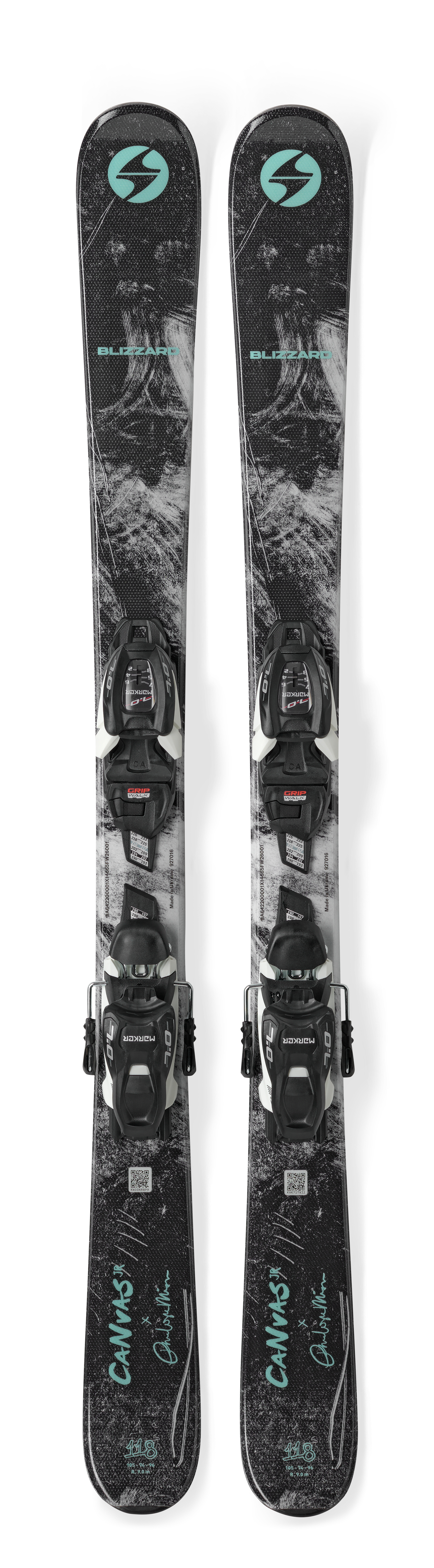 Blizzard Canvas Jr Skis + FDT 7.0 Bindings 2026/27