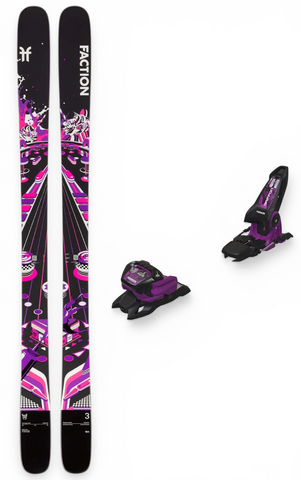 Faction Prodigy 3 Ski + Marker Griffon 13 ID GW (Purple) Bindings 2025/26
