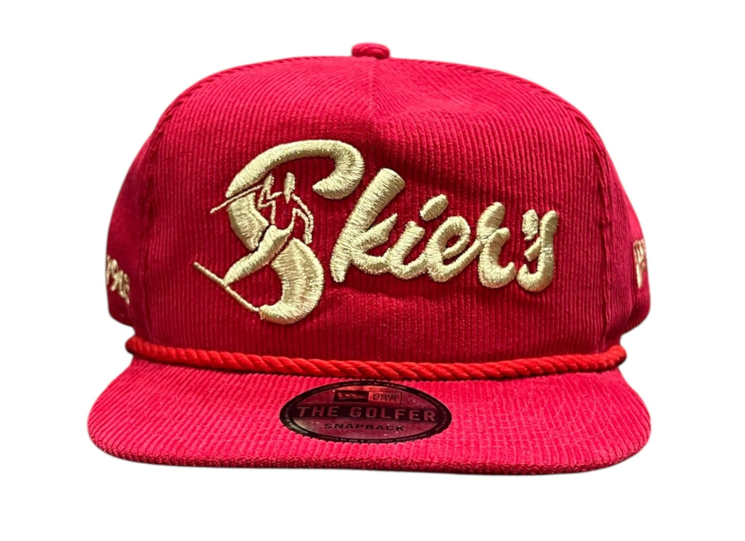 Skiers New Era Corduroy Golfer Hat 1