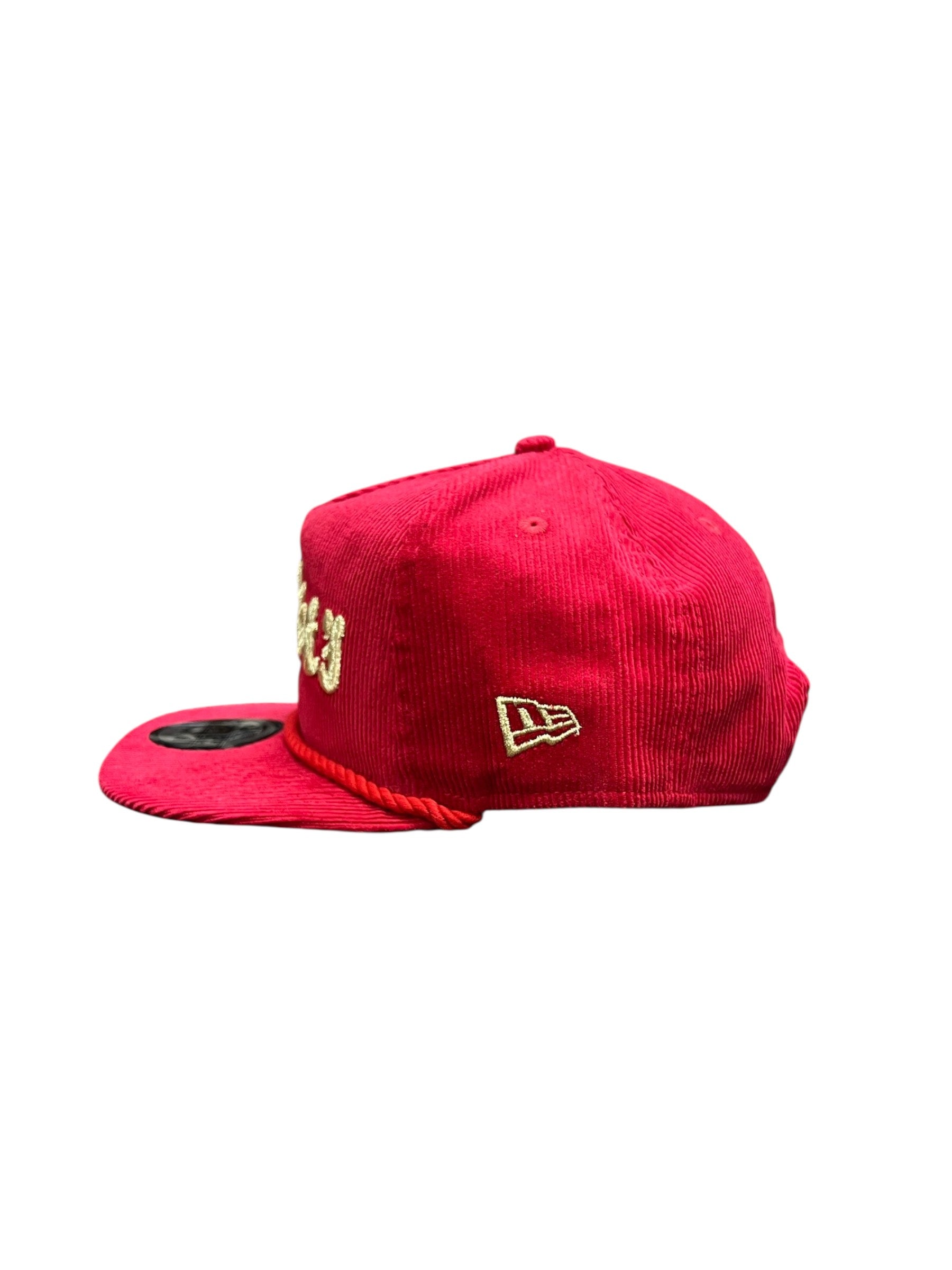 Skiers New Era Corduroy Golfer Hat 1