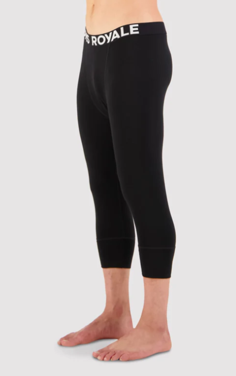Mons Royale Mens Cascade Merino 3 4 Base Layer Legging