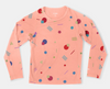 Le Bent Kids Confetti Midweight Raglan Base Layer