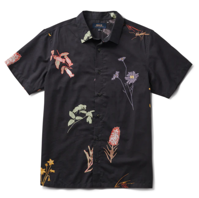Roark Mens Gonzo Short-Sleeve Button Up Shirt