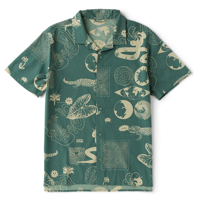 Roark Mens Bless Up Trail Button Up Shirt