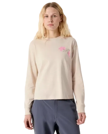 Arc'teryx Womens Kragg SL Cotton Bloom Crew Shirt LS