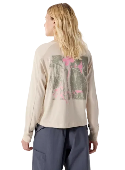 Arc'teryx Womens Kragg SL Cotton Bloom Crew Shirt LS
