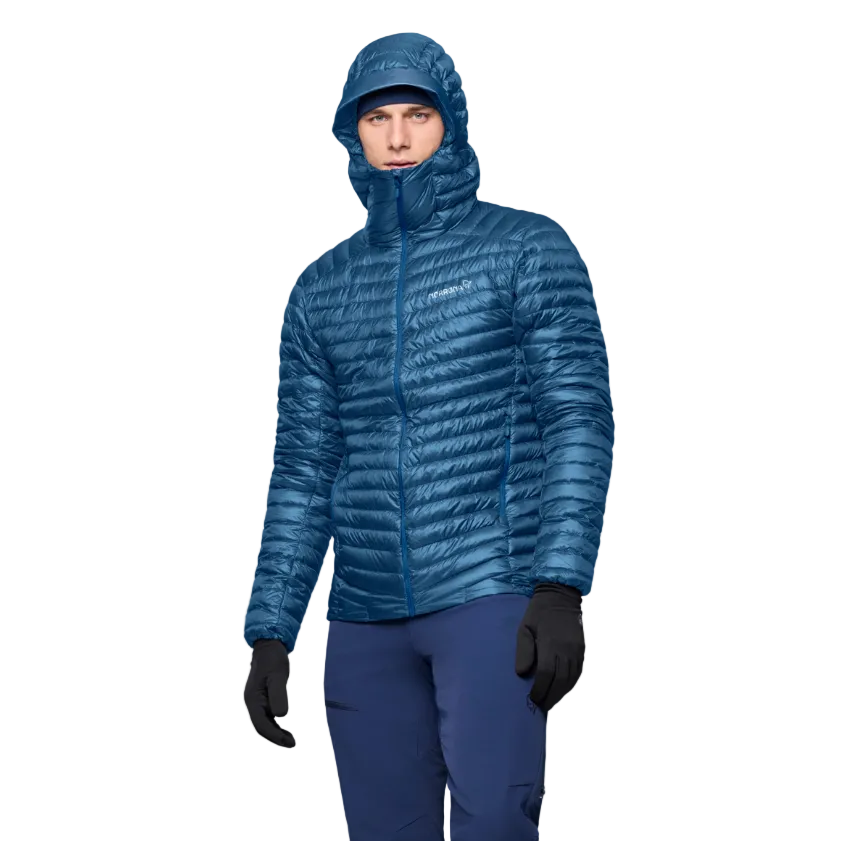 Norrona Mens Trollveggen down800 Super Light Hood