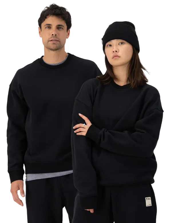 Mons Royale Unisex Verdant Merino Organic Cotton Crew