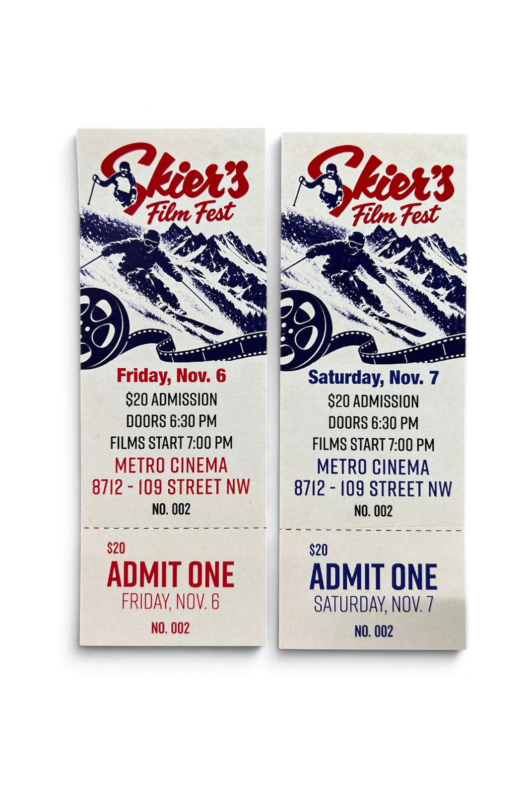 Skier's Film Fest - BOTH NIGHTS