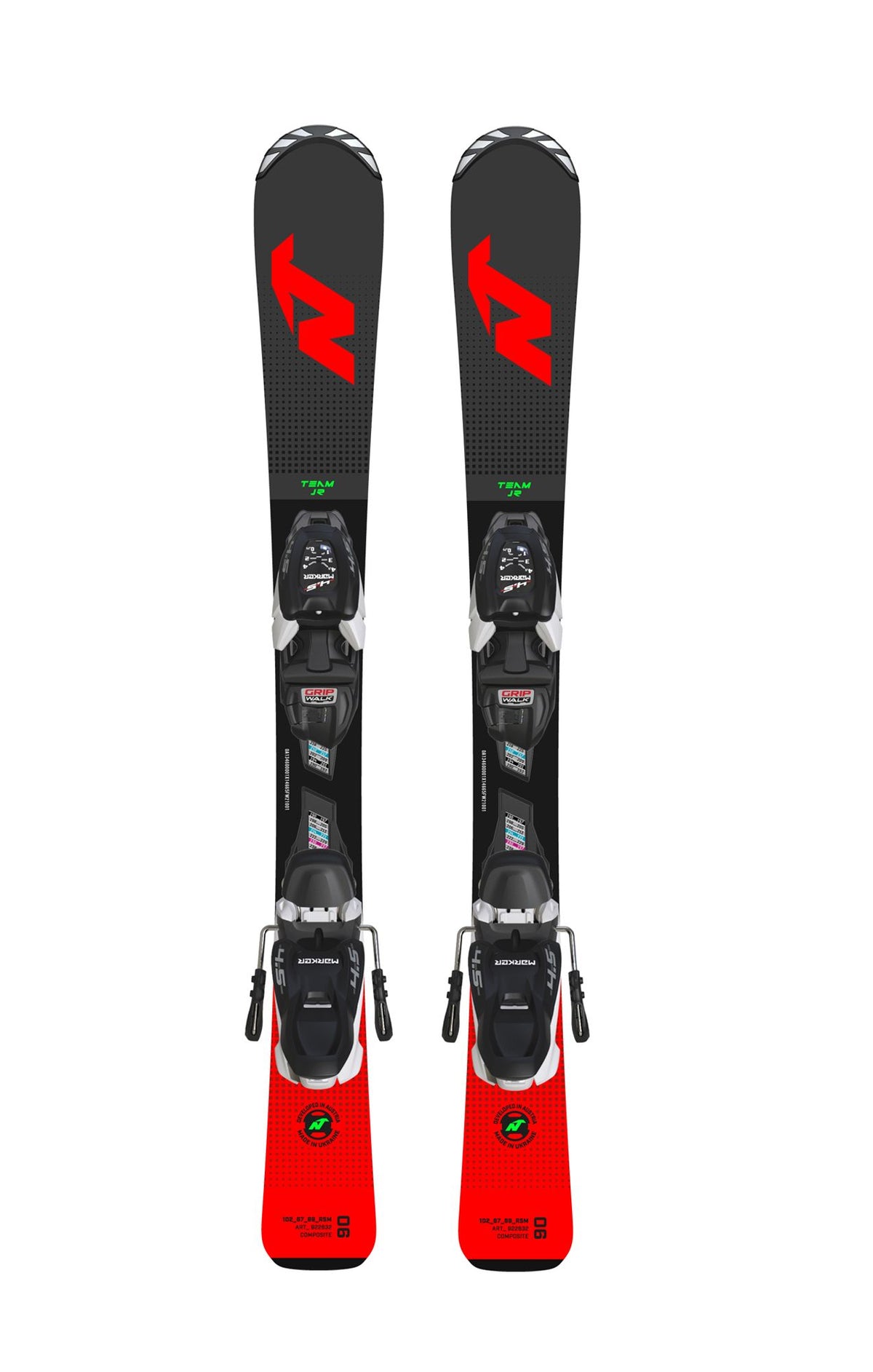 Nordica Team JR Skis + FDT Bindings 2024/25