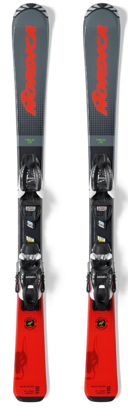 Nordica Team JR Skis + FDT Bindings 2024/25